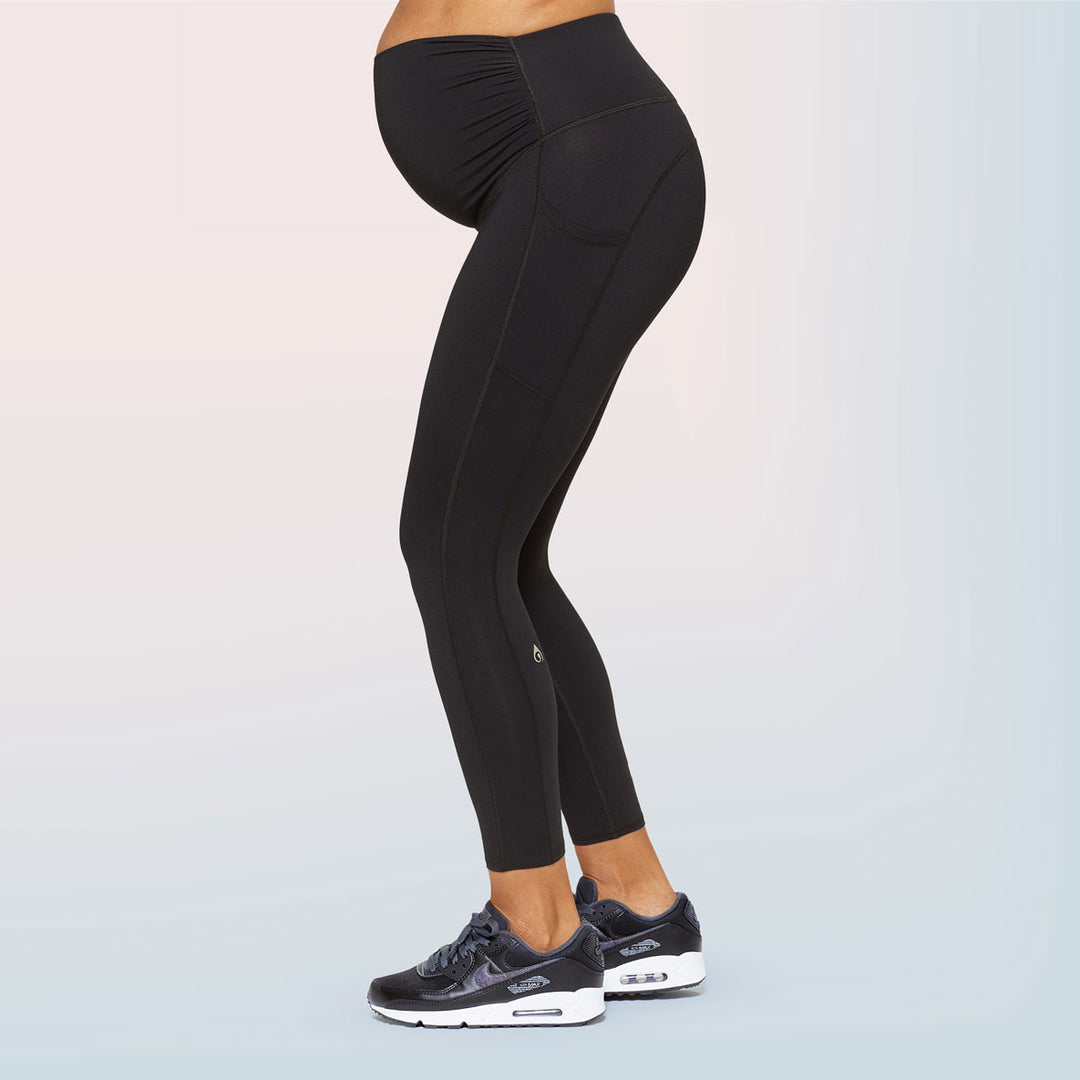 The Active Cropped Maternity/Nursing Hoodie + Belly Band – Bump City